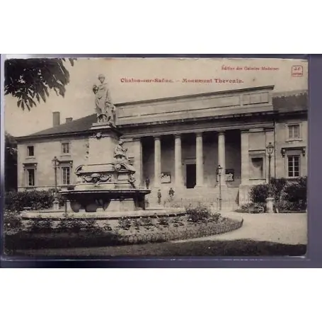 Jusqu’à Épuisement Des Stocks Carte postale 71 - Chalon-sur-Saone - Monument Thevenin - Voyage - Dos divise