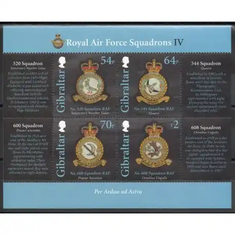 Promotion Gibraltar - 2015- No 1697/1700 - Avions