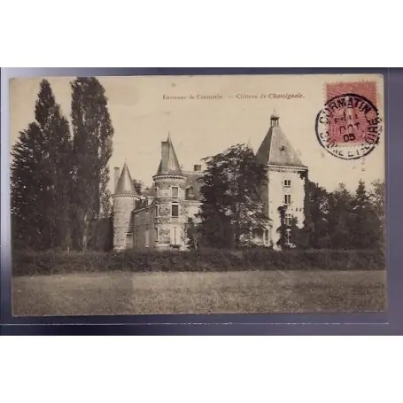 Carte postale 71 - Environs de Cormatin - Chateau de Chassignole - Voyage - Dos divise Promotion