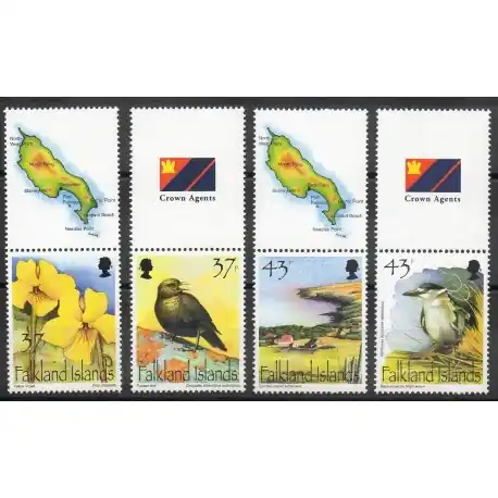 Produit De Marque Falkland - 2001- No 805/808 - Oiseaux