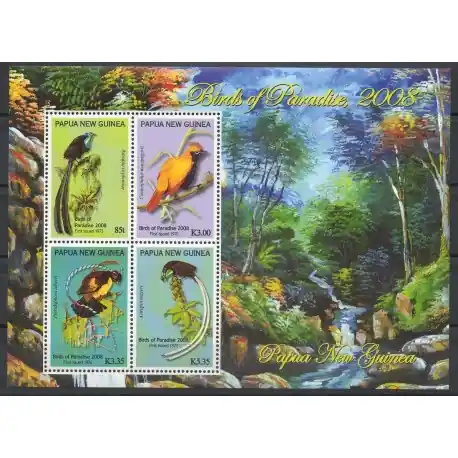 Affaire À Saisir Papouasie-Nouvelle-Guinée - 2008- No BF 52 - Oiseaux