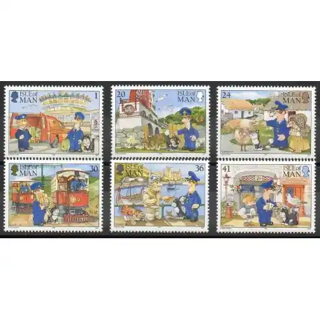 Man (Ile de) - 1994 - No 638/643 - Dessins animés - BD Usine Directe