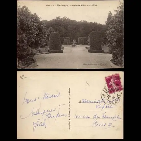 Livraison Gratuite Carte postale 72 - La Fleche - Prytanee militaire - Le Parc