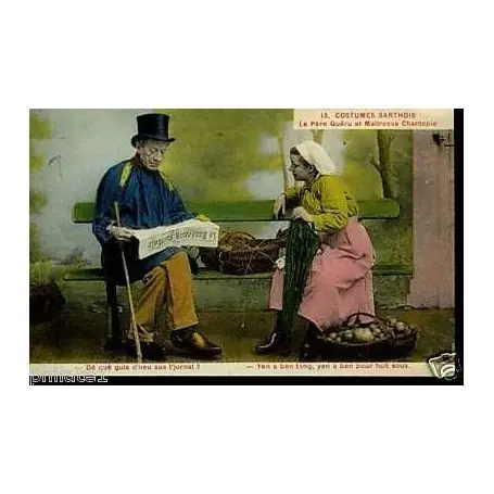 Promotion Carte postale 72 - Le pere Queru et Maa®tresse Chantepie