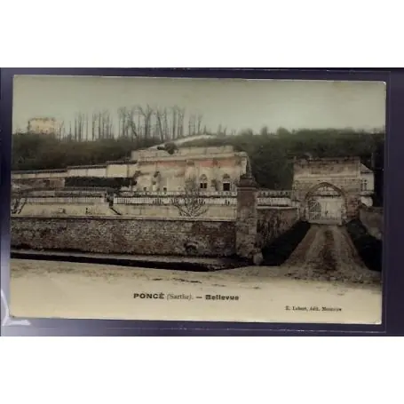 Livraison Express Carte postale 72 - Ponce - Bellevue - Voyage - Dos divise