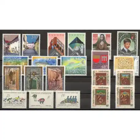 Liechtenstein - Année complète - 1987 - No 857/877 Offre Spéciale