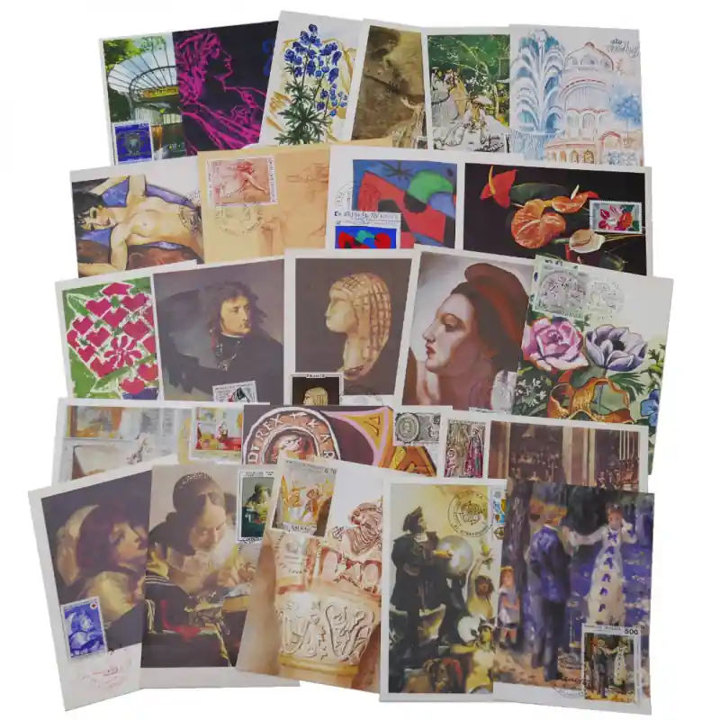 France 25 cartes maximum premier jour tous différents. Artisanat
