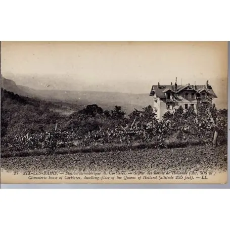 Carte postale 73 - Aix-les-Bains - Station des corbieres Meilleure Vente
