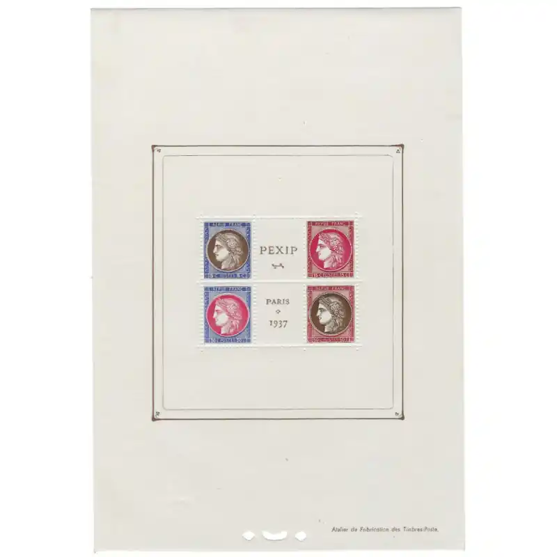 Quantité Limitée Bloc-feuillet de timbres N°3 - PEXIP neuf*.