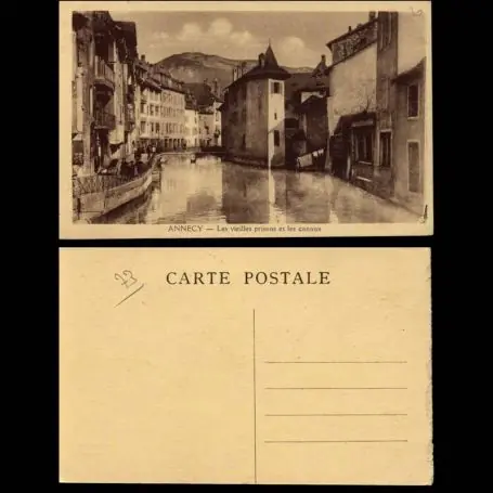 Livraison Mondiale Carte postale 73 - Annecy - Vieilles prisons et les canaux