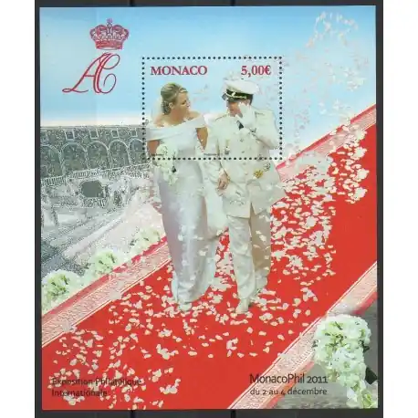 Offre Du Jour Monaco - Blocs et feuillets - 2011 - No BF 101 - Royauté