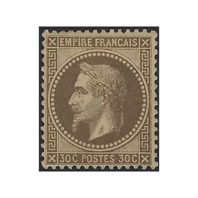 Top Qualité Napoléon Lauré timbre de France N°30 neuf*.