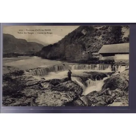 Carte postale 73 - Environs d' Aix-les-Bains - Vallee des Bauges - Chutes de Bange - Voyage Dernier Modèle