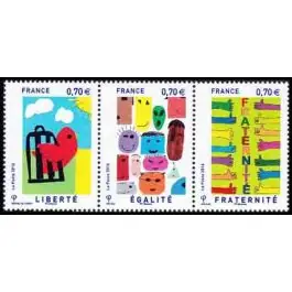 Acheter En Ligne Timbre de collection France - 5021 Triptyque