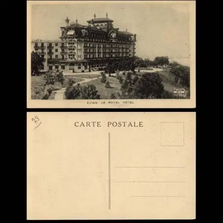 Quantité Limitée Carte postale 73 - Evian - Le Royal Hotel