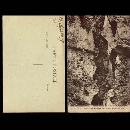 Populaire Carte postale 73 - Les gorges du Fier Entree du Gouffre
