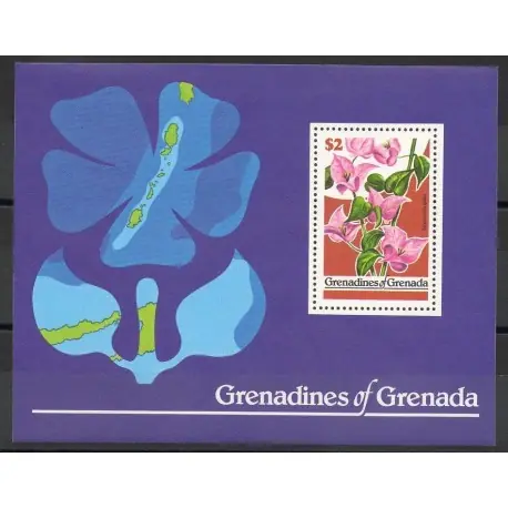 Grenadines - 1979- No BF 41 - Fleurs Offre Du Jour