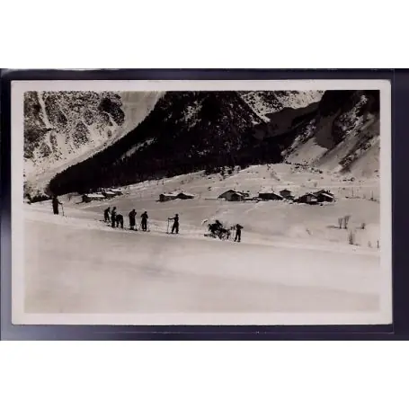 Prix Réduit Carte postale 73 - Pralognan-la-Vanoise - l' Hiver - Champ de neige - Voyage - Dos divise