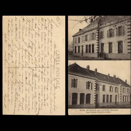 Carte postale 73 - Saint-Genix sur Guiers - Ecoles communales Solde