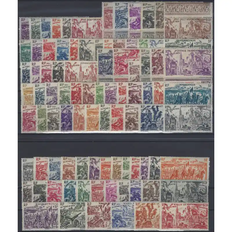 Grande série coloniale aérienne Tchad au Rhin neuf**. Top Qualité