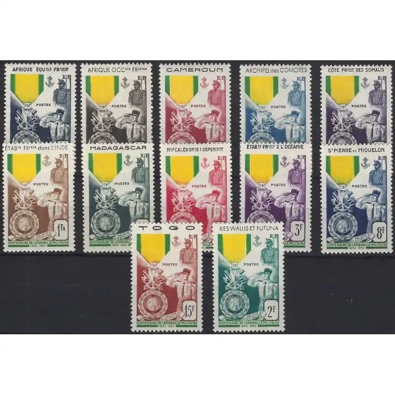 Offre Exclusive Grande série coloniale Centenaire de la médaille militaire neuf*.
