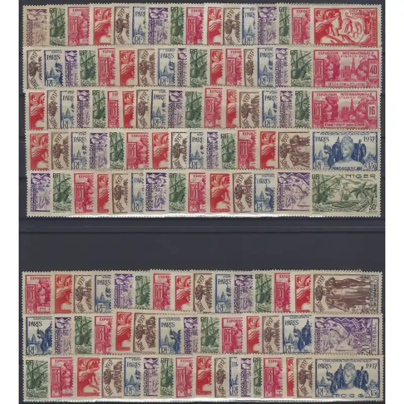 Grande série coloniale Exposition internationale de Paris neuf*. Usine Directe