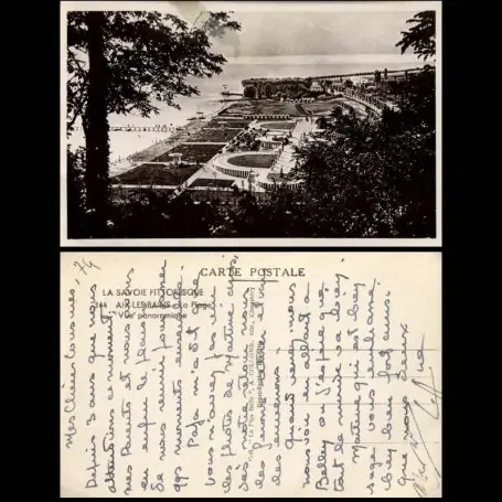 Meilleure Vente Carte postale 74 - Aix les Bains - La plage - Vue panoramique