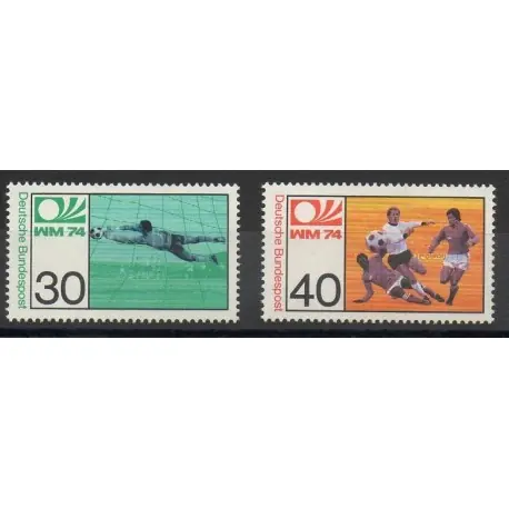 Jusqu’à Épuisement Des Stocks Allemagne occidentale (RFA) - 1974- No 657/658 - Sport