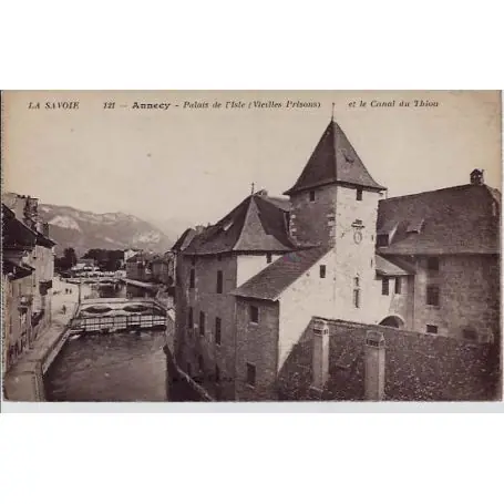 Premium Carte postale 74 - Annecy - Palais de l'Isle ( vieille prisons) et le canal de Thiou - Non v