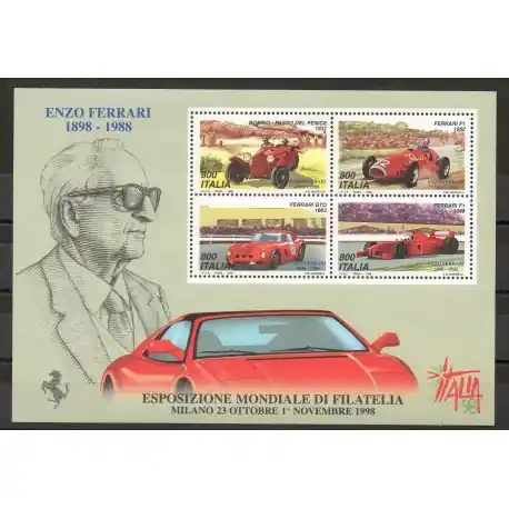 Italie - 1998- No BF 19 - Voitures Expédition Rapide