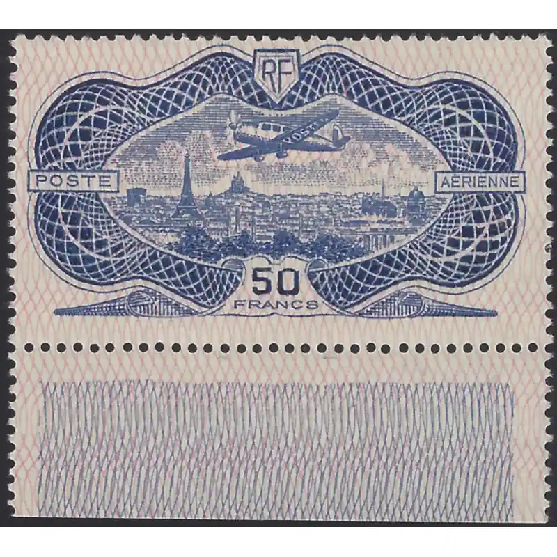 Populaire Timbre poste aérienne N°15 Burelé bdf neuf*.