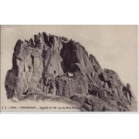 Prix Cassé Carte postale 74 - Chamonix - Aiguille de l'M - vue du petit Charmoz - Non voyage - Dos divi