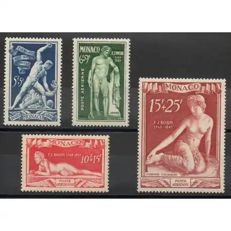 Haute Qualité Monaco - Poste aérienne - 1948 - No PA28/PA31