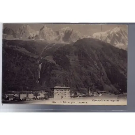 Original Carte postale 74 - Chamonix et les Aiguilles - Voyage - Dos divise