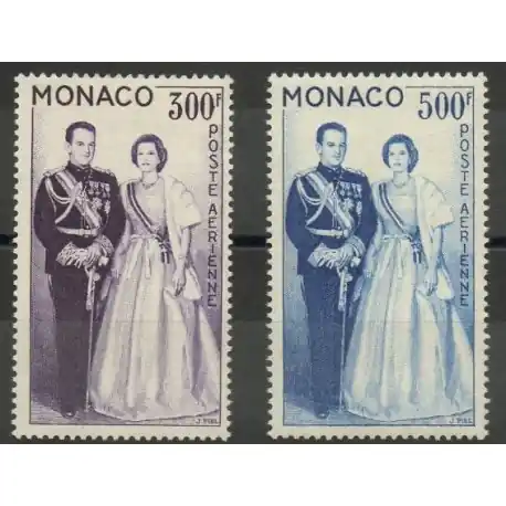 Monaco - Poste aérienne - 1959 - No PA71/PA72 Meilleur Prix