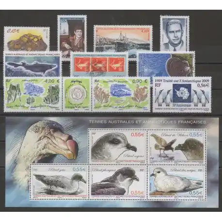 Acheter Direct TAAF - Année complète - 2009 - No 521/534 - 551 - BF 22