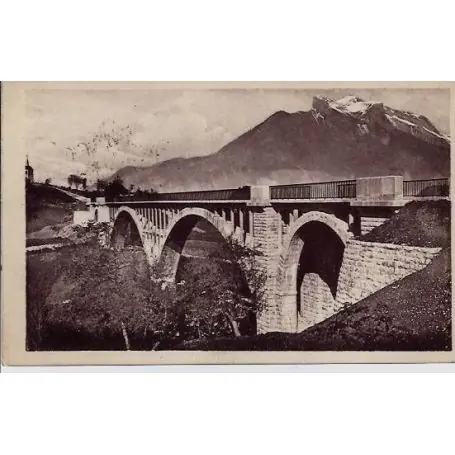 Carte postale 74 - Faverges - Pont de Seythenex - Voyage - Dos divise Nouveauté