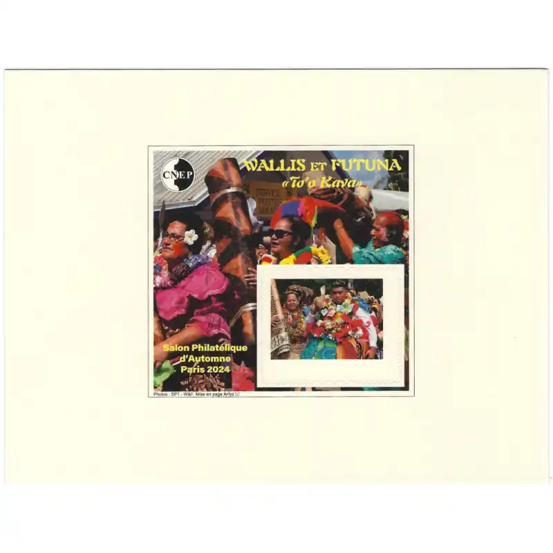 Bloc C.N.E.P. N°98b Wallis et Futuna 2024 épreuve de luxe. Prix Réduit