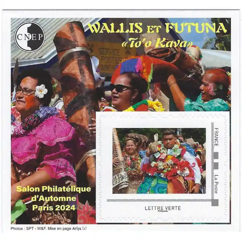 Bloc C.N.E.P. N°98 Wallis et Futuna 2024 autoadhésif. Seulement Aujourd’hui