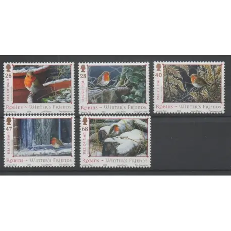 Man (Ile de) - 2004 - No 1199/1203 - Oiseaux Soldes