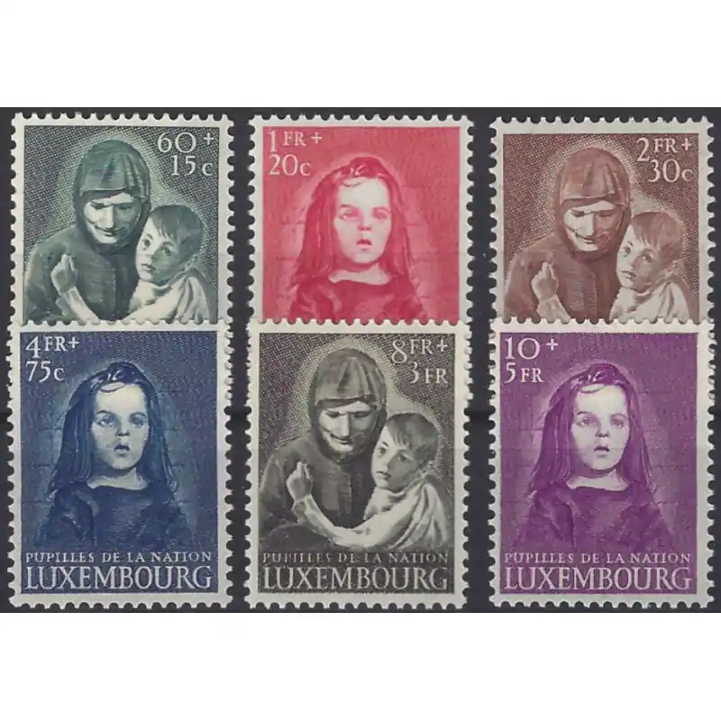 Luxembourg timbres N°433-438 série neuf**. Top Vente
