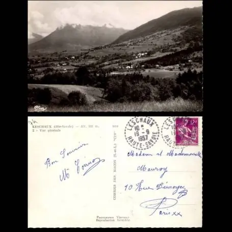 Meilleur Prix Carte postale 74 - Leschaux - Vue generale - CPSM