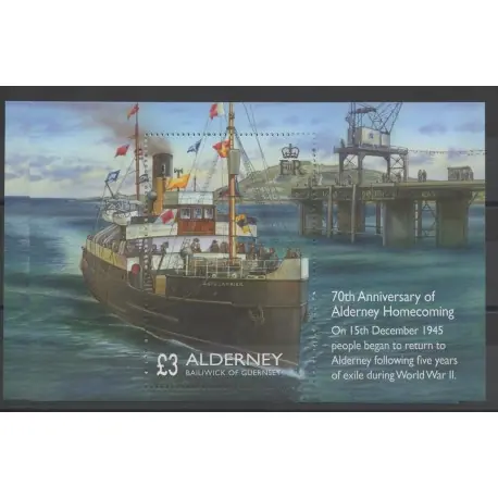 Bon Marché Aurigny (Alderney) - 2015- No 547 - Seconde Guerre mondiale