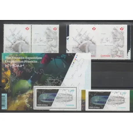 Prix Cassé Canada - 2015- No 3149/3154 - Bateaux