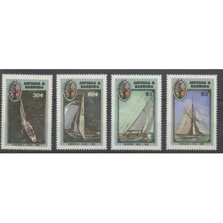 Prix Bas Antigua - 1987- No 959/962 - Bateaux