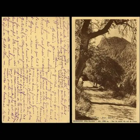 Carte postale 74 - Morzine - Sur la route du col de Coux Prix Promo