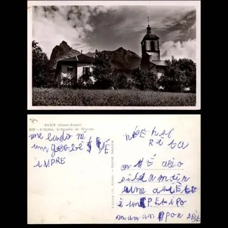 Carte postale 74 - Passy - L'Eglise et l'Aiguille de Warens Offre Limitée