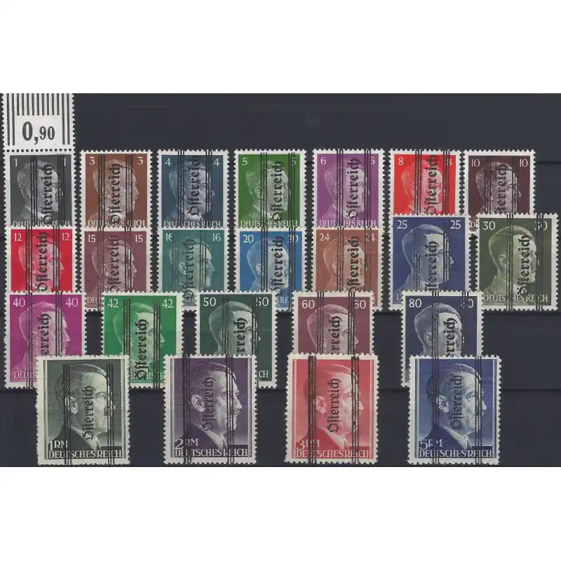 Offre Limitée Libération timbres d'Autriche N°553-575 série neuf**, R.