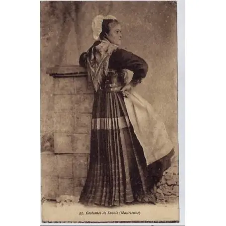 Carte postale 74 - Savoie - Costumes de Savoie - Maurienne - Non voyage - Dos divise Offre Limitée