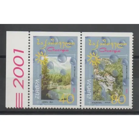 Géorgie - 2001- No 295a/296a - Sites Livraison Mondiale